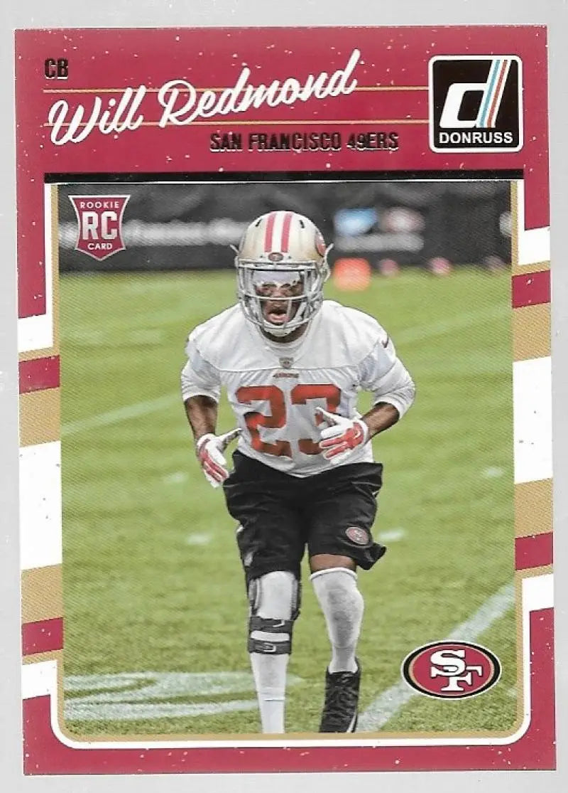 2016 Donruss Rookies #347 Will Redmond NM-MT RC Rookie 49ers ID:13759