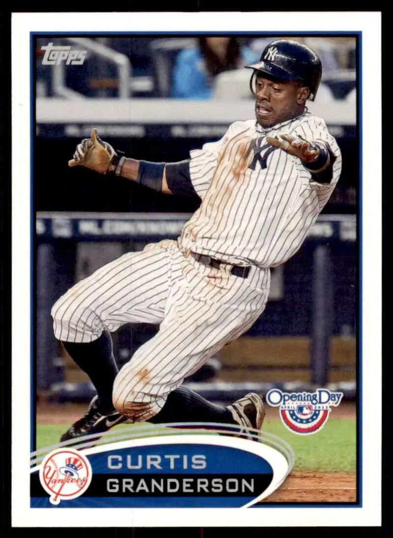 2012 Topps Opening Day #105 Curtis Granderson NM-MT Yankees ID:71922