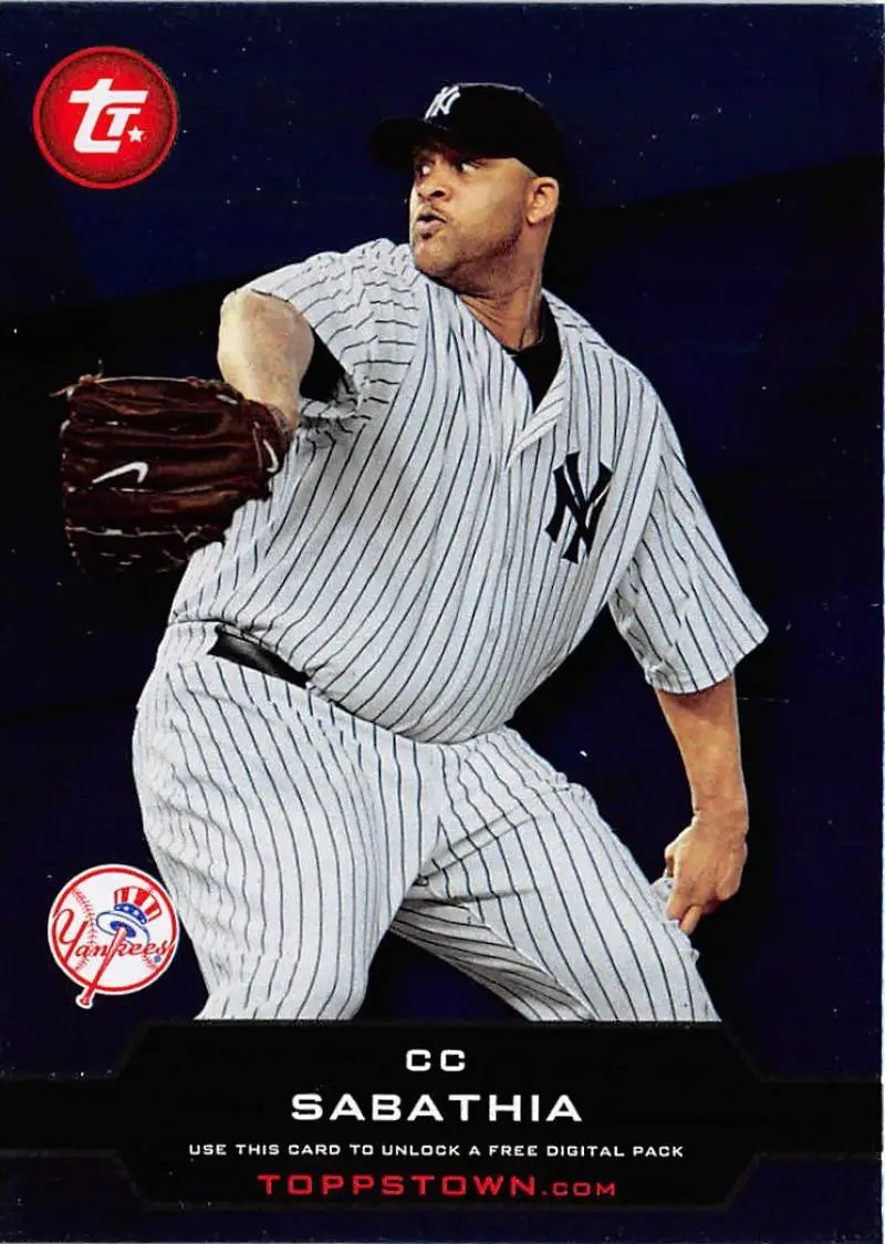 2011 Topps Update Topps Town #TTU-44 CC Sabathia NM-MT Yankees ID:23349