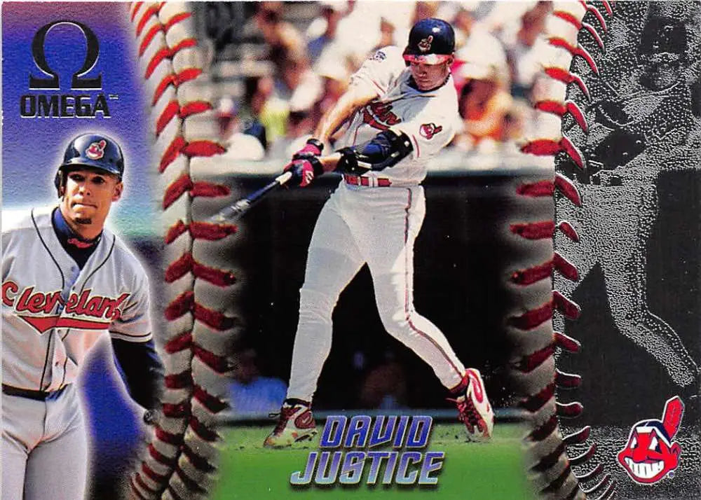 1998 Pacific Omega #71 David Justice NM Near Mint Indians ID:81548