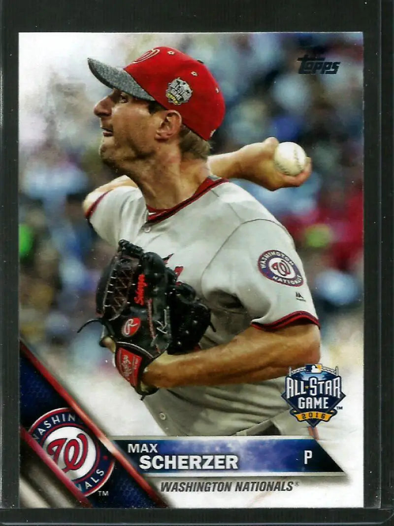 2016 Topps Update #US19 Max Scherzer NM-MT Nationals