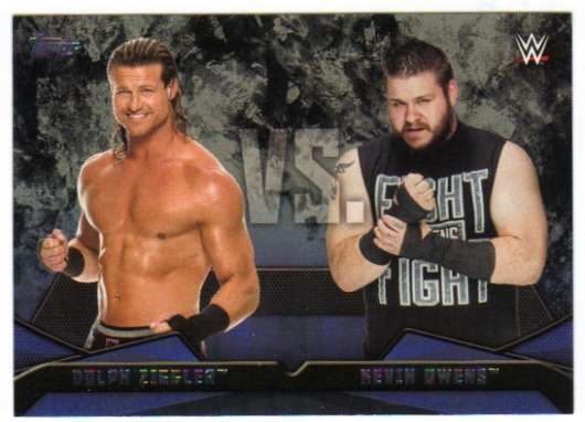 2016 Topps WWE Then Now Forever Rivalries WWE #9 Kevin Owens vs. Dolp ID:16434