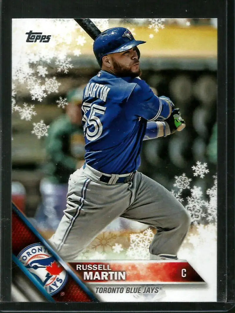 2016 Topps Holiday #HMW109 Russell Martin NM-MT Blue Jays ID:2669