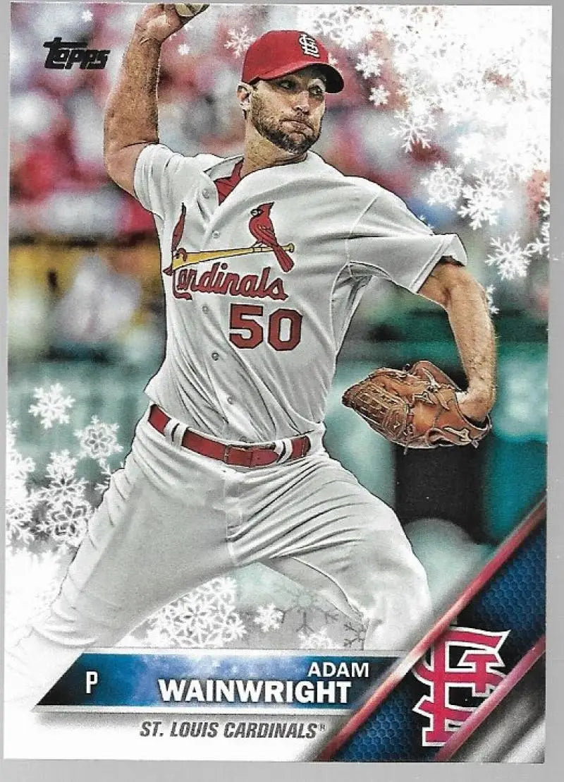 2016 Topps Holiday #HMW143 Adam Wainwright NM-MT Cardinals