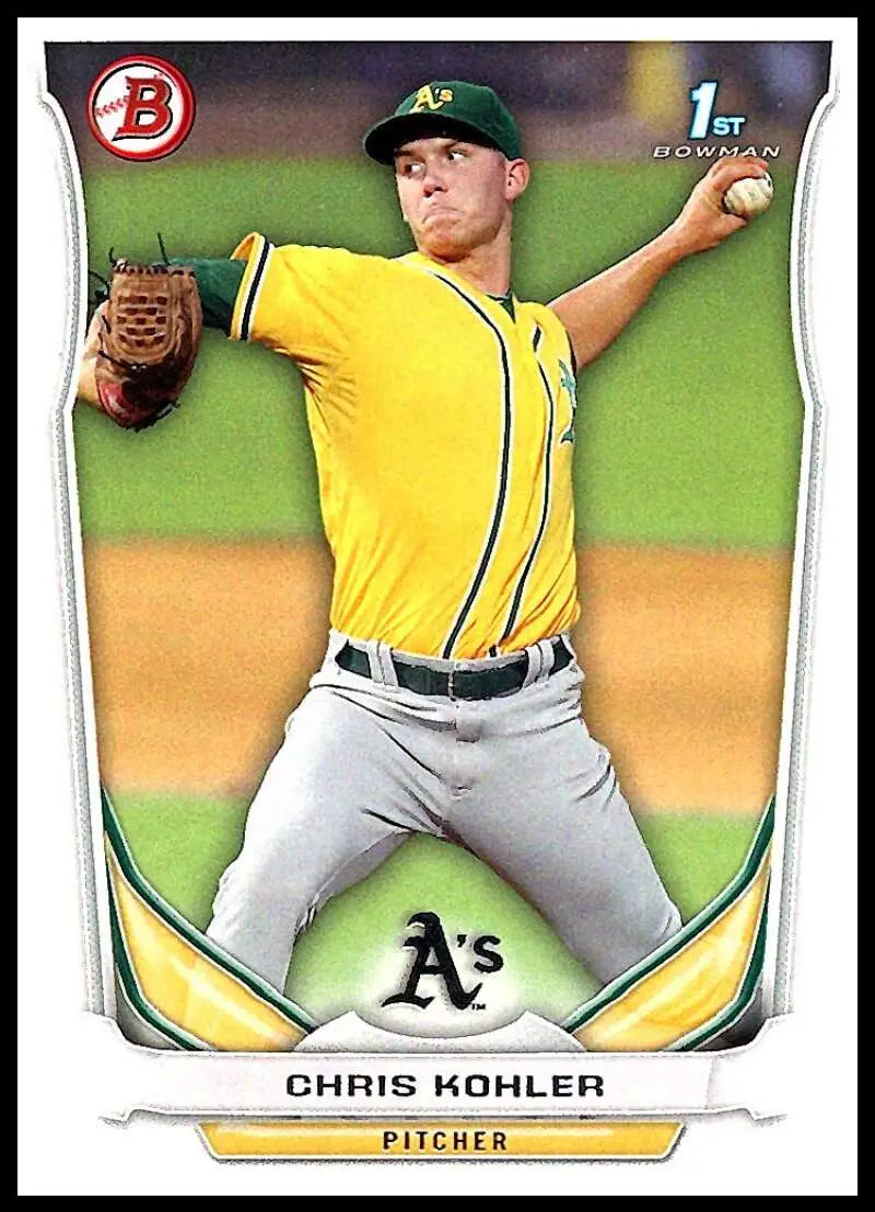 2014 Bowman Prospects #BP103 Chris Kohler NM-MT Athletics ID:72222