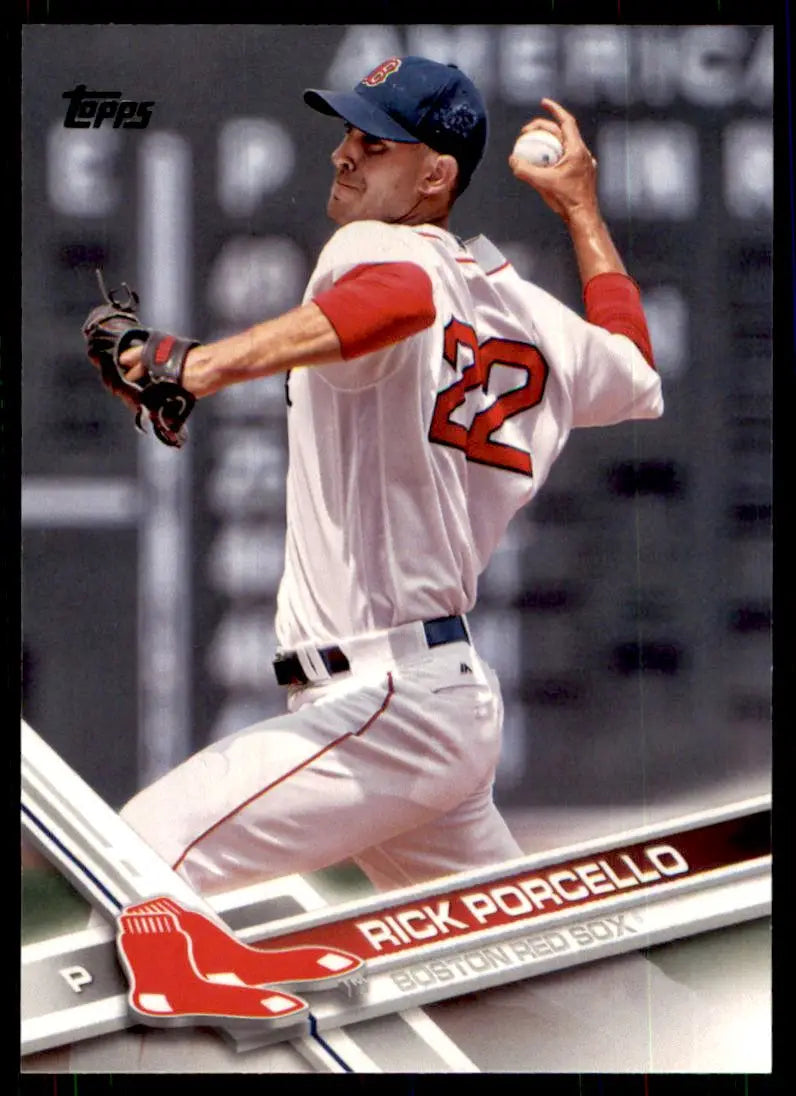 2017 Topps #178 Rick Porcello NM-MT Red Sox ID:10125