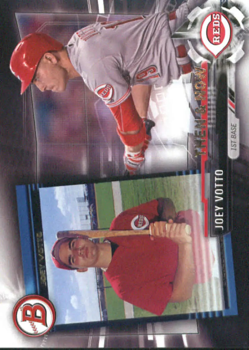 2017 Topps Bowman Then and Now #BOWMAN-15 Joey Votto NM-MT Reds
