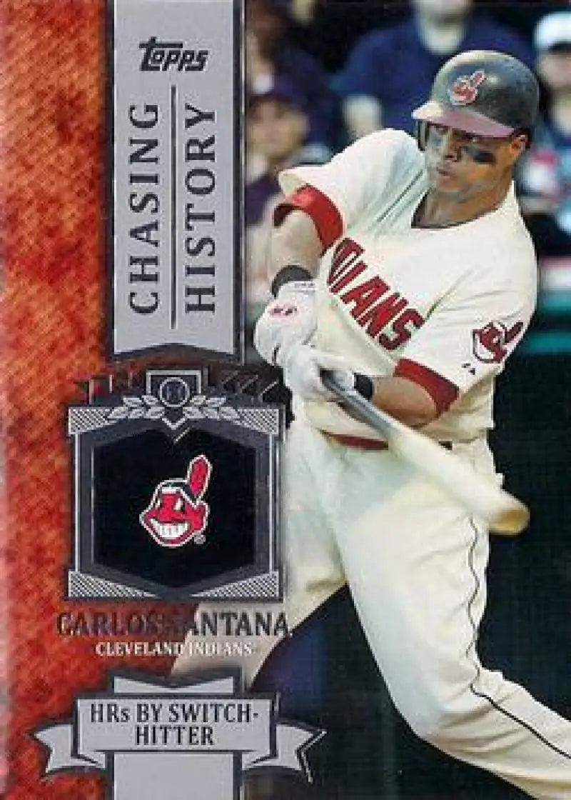 2013 Topps Chasing History #CH-7 Carlos Santana NM-MT Indians ID:73085