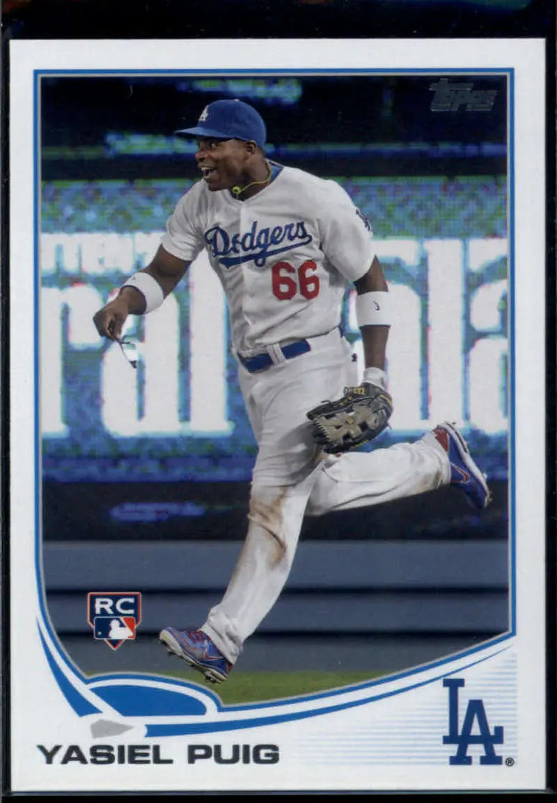 2013 Topps Update #US250A Yasiel Puig NM-MT RC Rookie Dodgers ID:81521
