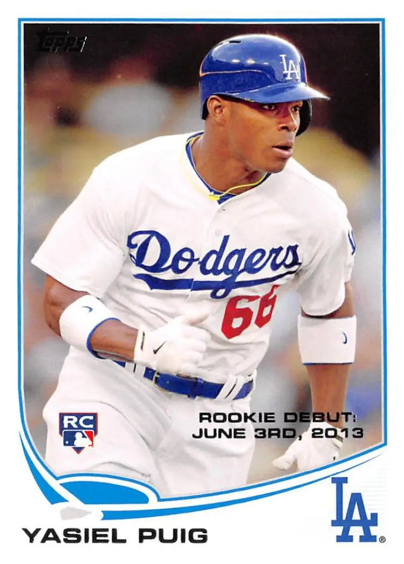 2013 Topps Update #US330 Yasiel Puig NM-MT RC Rookie Dodgers ID:81522