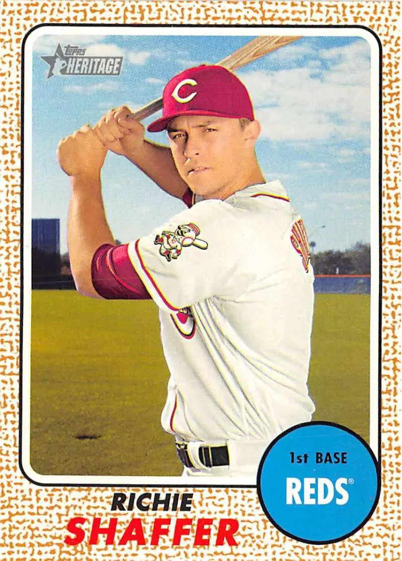 2017 Topps Heritage #102 Richie Shaffer NM-MT Reds