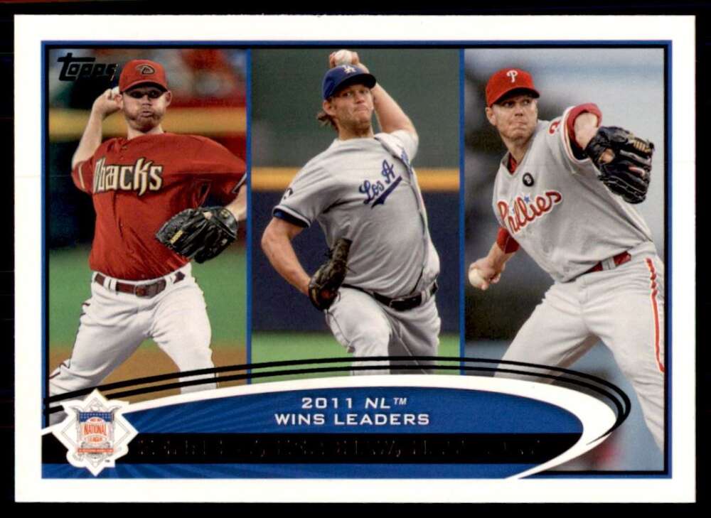 2012 Topps #156 Ian Kennedy/Clayton Kershaw/Roy Halladay NM-MT LL ID:81575