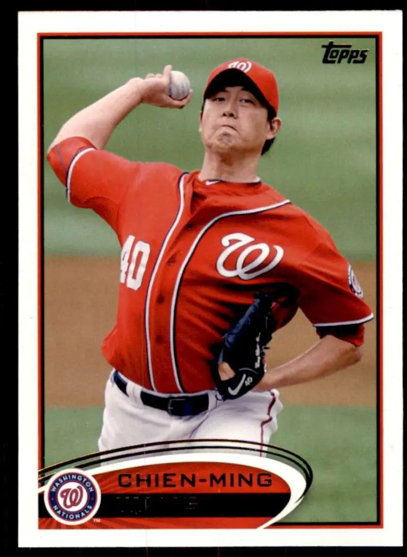 2012 Topps #440 Chien-Ming Wang NM-MT Nationals ID:73326