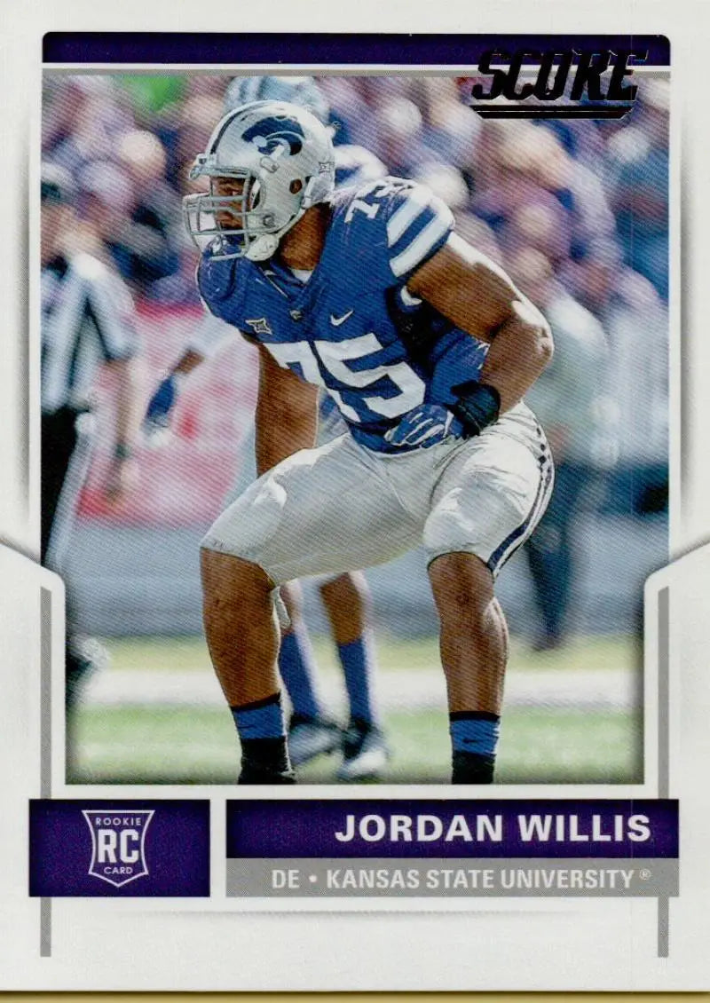 2017 Score Rookies #364 Jordan Willis NM-MT RC Rookie
