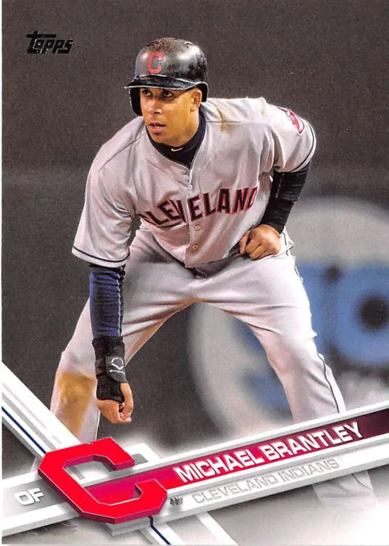 2017 Topps #605 Michael Brantley NM-MT Indians ID:5443
