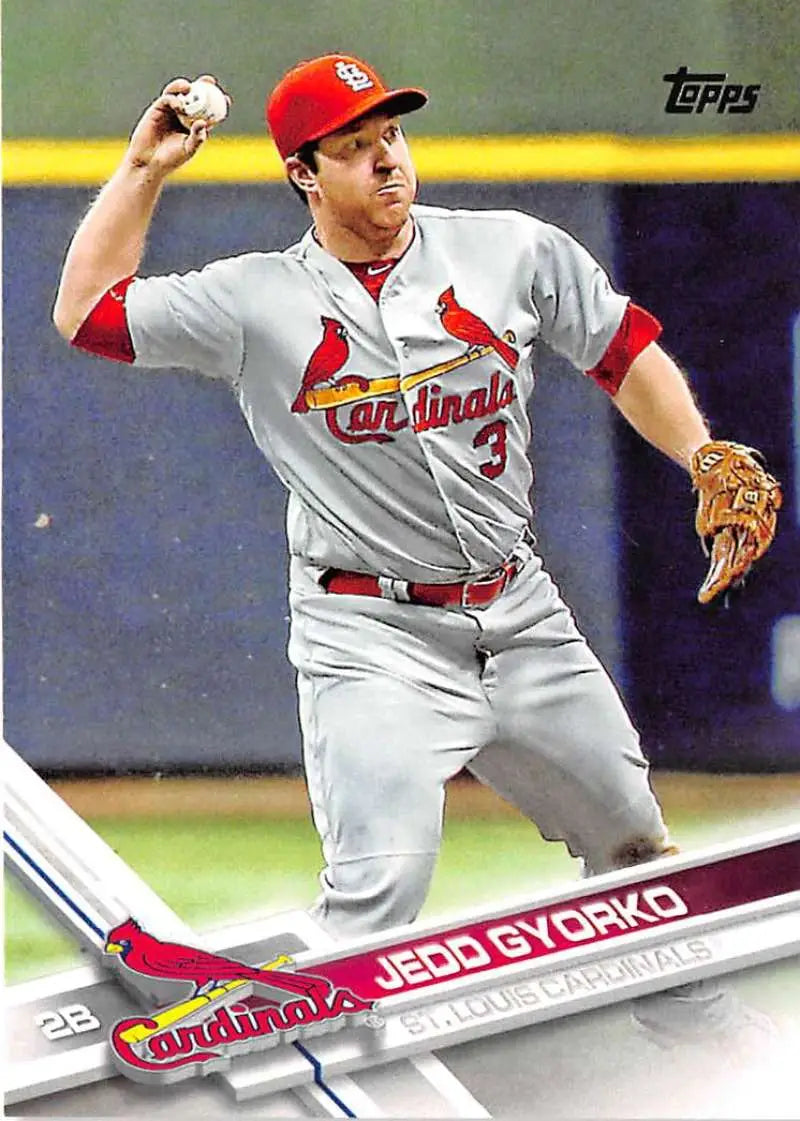 2017 Topps #668 Jedd Gyorko NM-MT Cardinals ID:1711