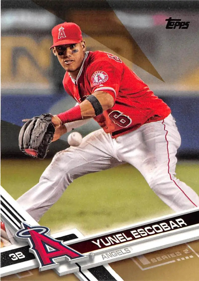 2017 Topps Gold #363 Yunel Escobar NM-MT 0111/2017 Angels ID:4898