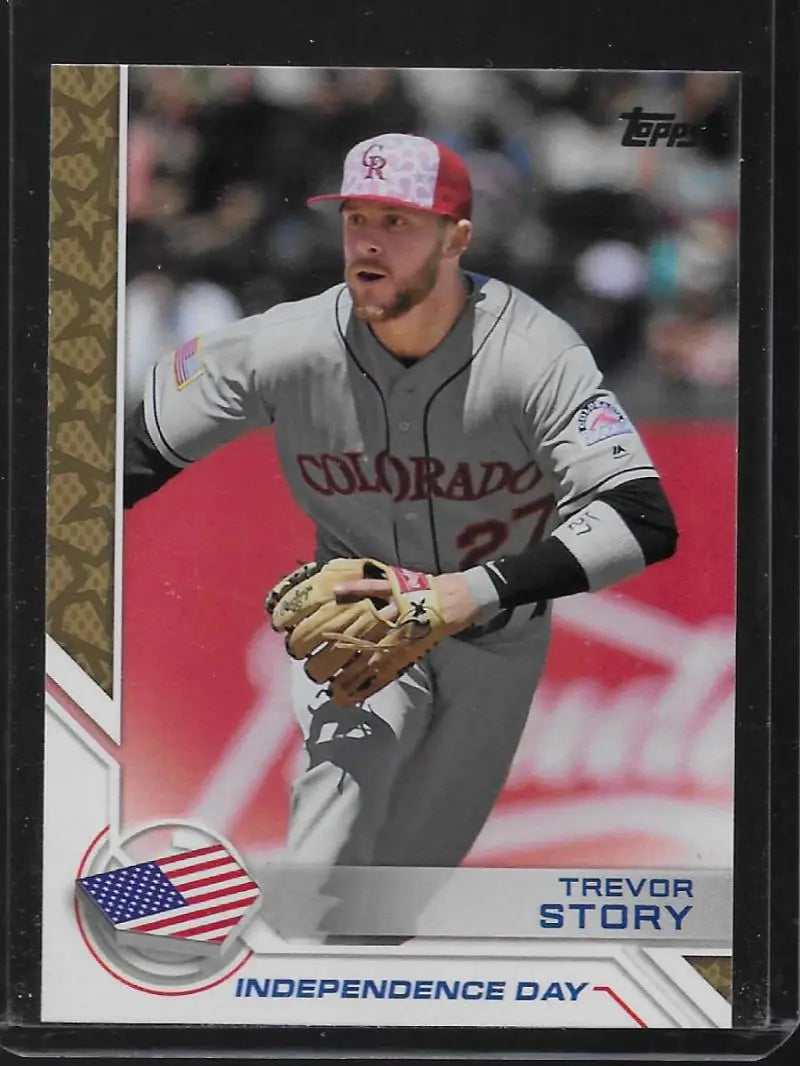 2017 Topps Independence Day #ID-9 Trevor Story NM-MT Rockies ID:17130