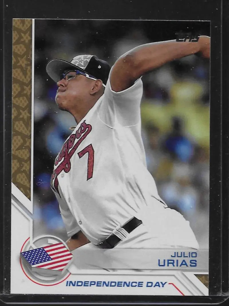2017 Topps Independence Day #ID-16 Julio Urias NM-MT Dodgers
