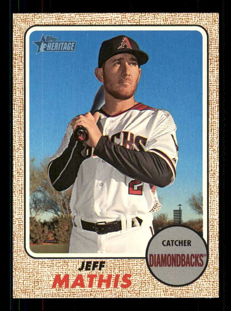 2017 Topps Heritage High Numbers #670 Jeff Mathis NM-MT Diamondbacks ID:3499