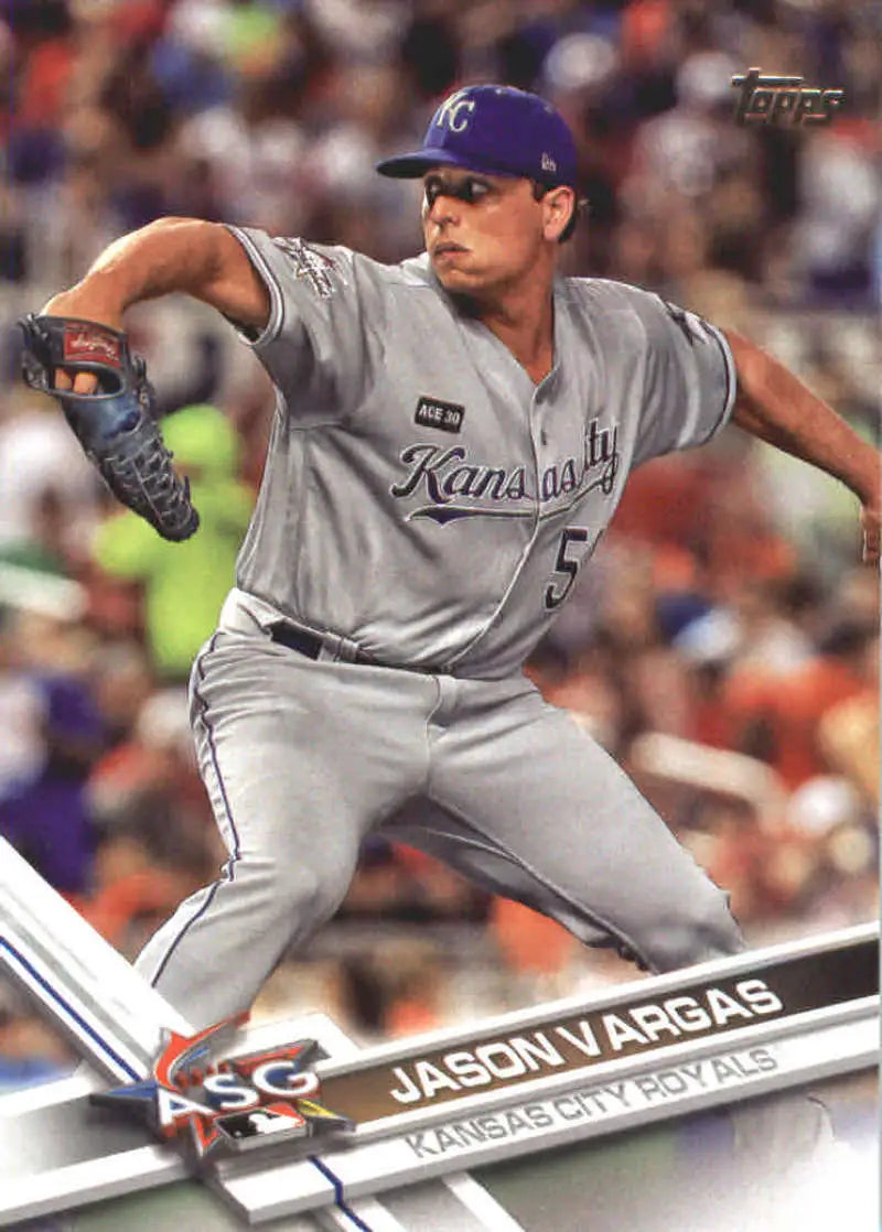 2017 Topps Update #US20 Jason Vargas NM-MT Royals ID:5688