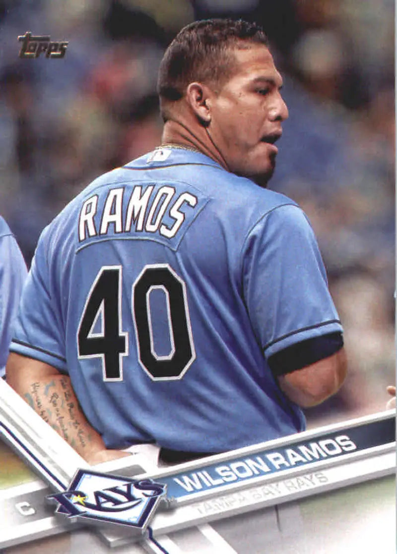 2017 Topps Update #US108 Wilson Ramos NM-MT Rays ID:5748