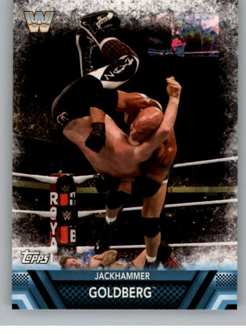 2017 Topps Then Now Forever Finishers and Signature Moves #F-5 Goldberg ID:3386