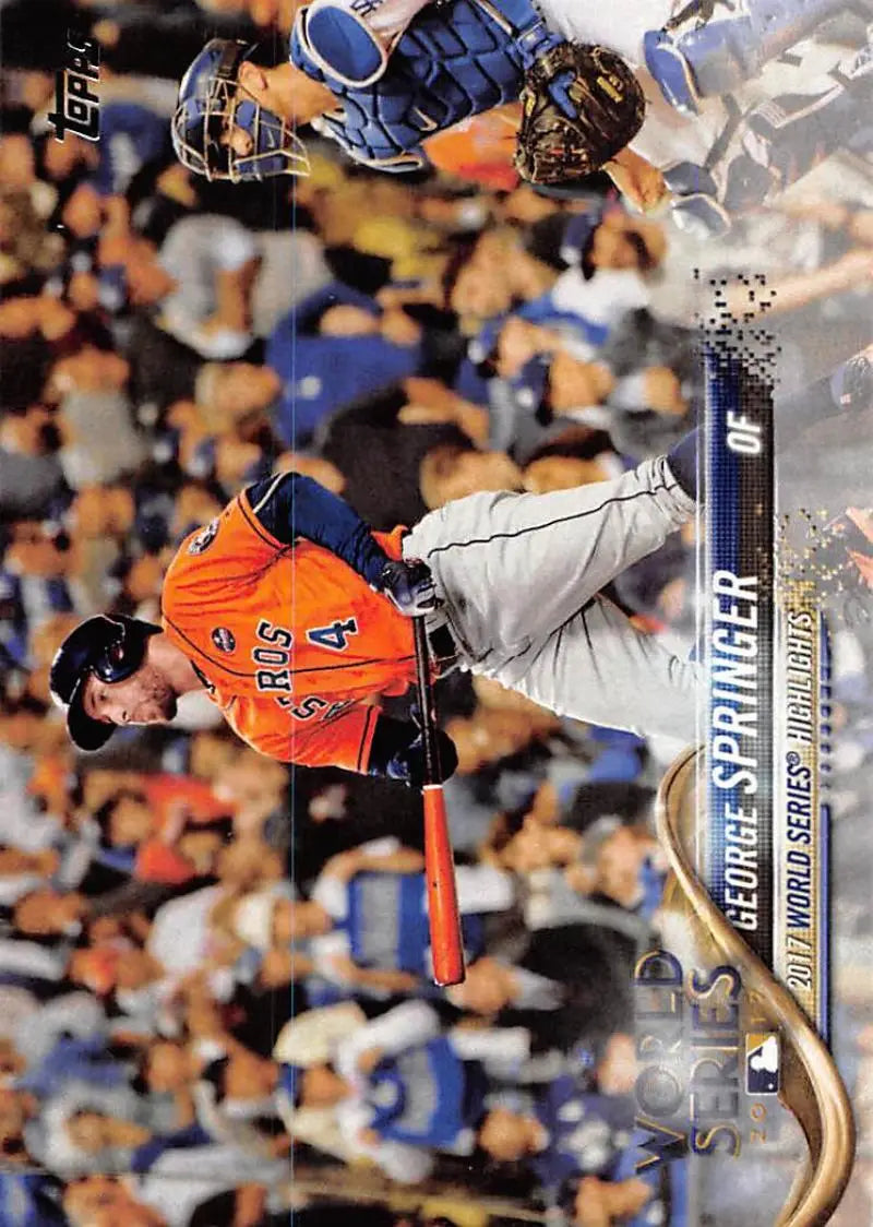 2018 Topps #329 George Springer NM-MT Astros ID:8142