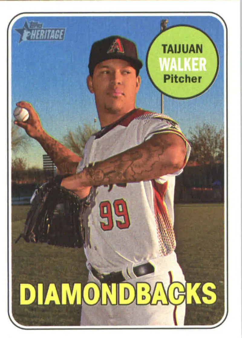 2018 Topps Heritage #193 Taijuan Walker NM-MT Diamondbacks