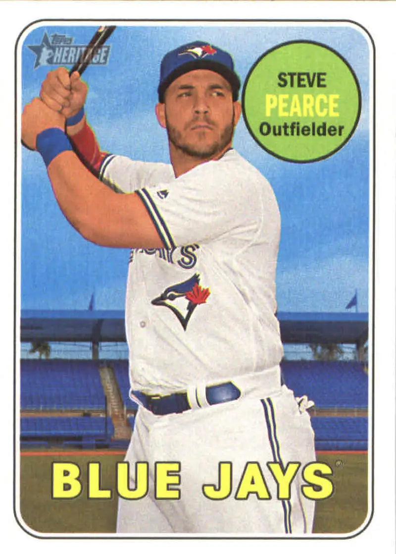 2018 Topps Heritage #222 Steve Pearce NM-MT Blue Jays