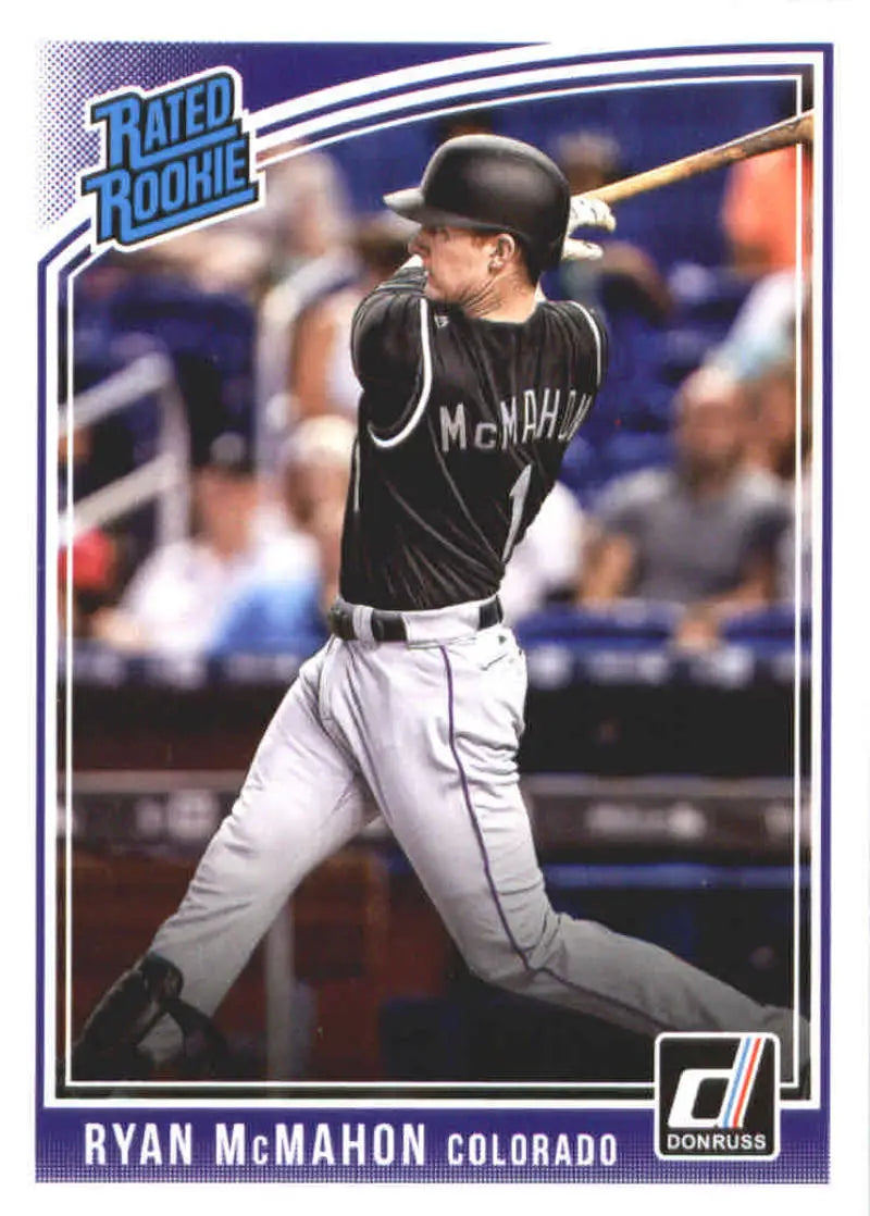 2018 Donruss #39 Ryan McMahon NM-MT Rockies Rated Rookie ID:10859