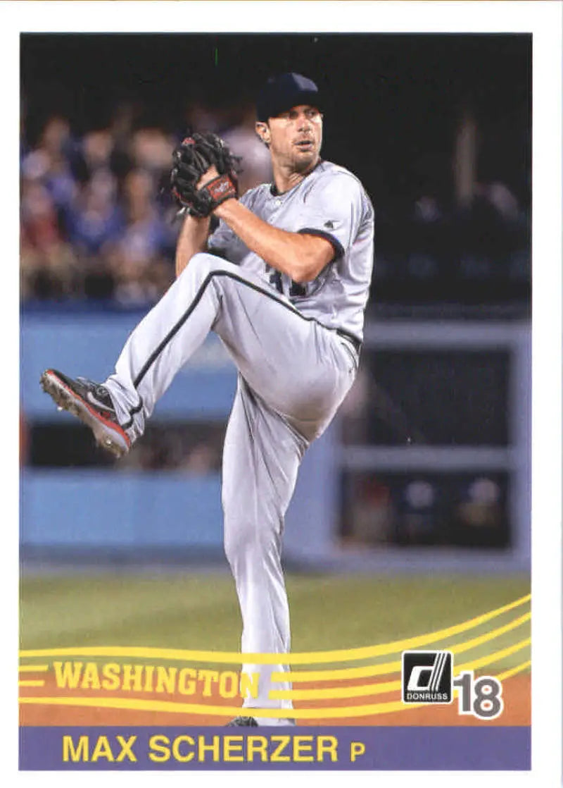 2018 Donruss #269 Max Scherzer NM-MT Nationals Retro 1984