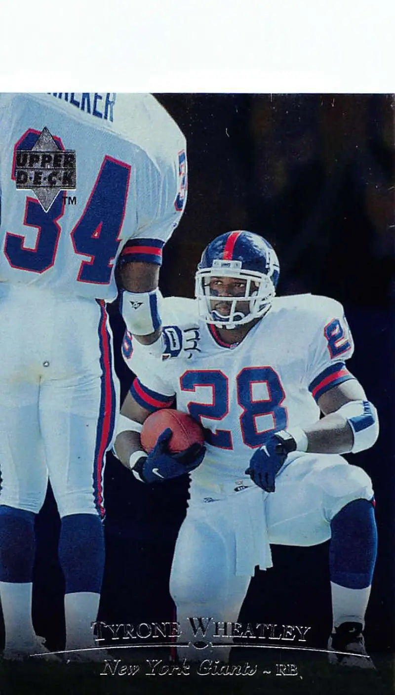 1996 Upper Deck Silver #20 Tyrone Wheatley NM-MT NY Giants ID:79598