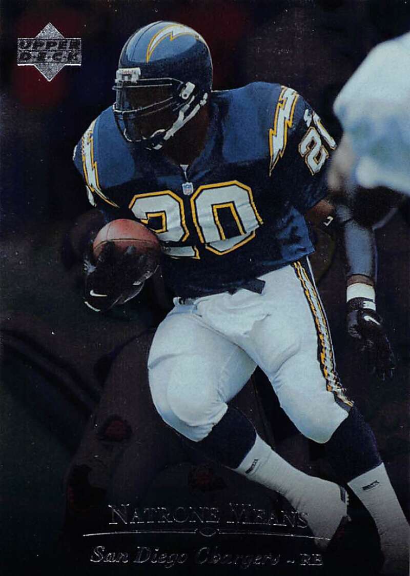 1996 Upper Deck Silver #56 Natrone Means NM-MT Chargers ID:79634