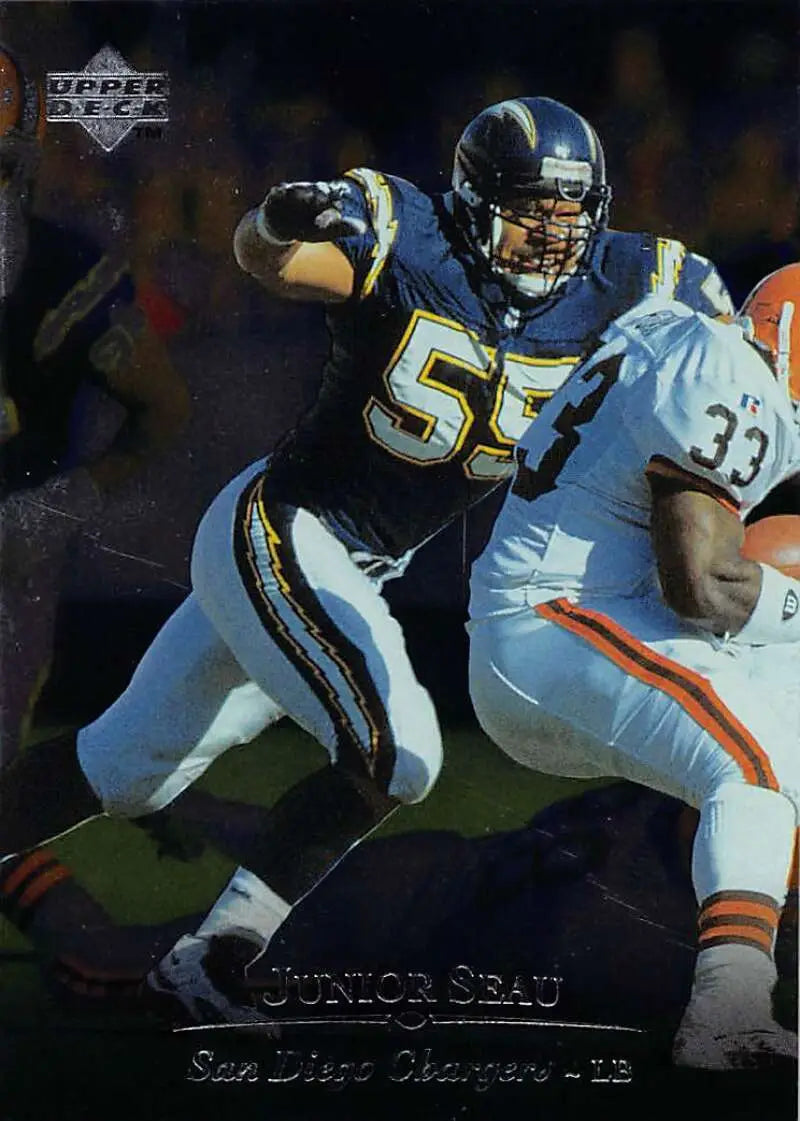1996 Upper Deck Silver #86 Junior Seau NM-MT Chargers ID:79663