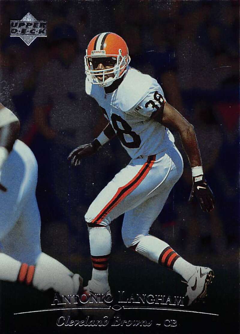 1996 Upper Deck Silver #127 Antonio Langham NM-MT Browns ID:79704