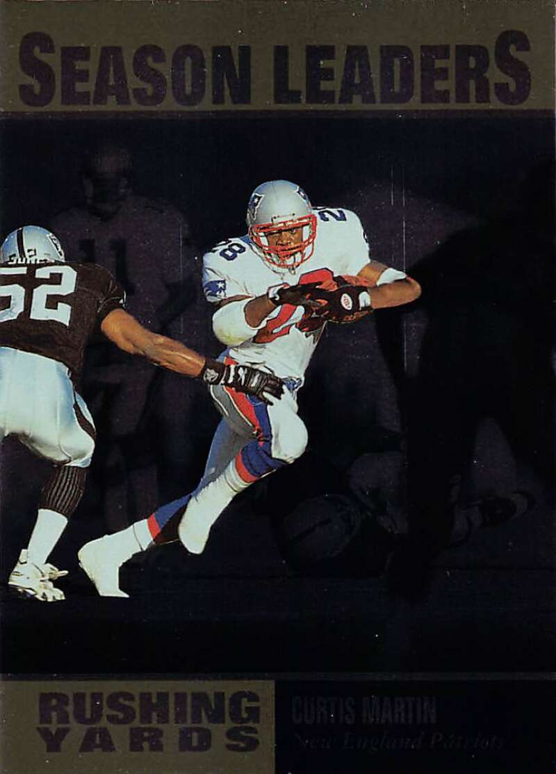 1996 Upper Deck Silver #213 Curtis Martin NM-MT Patriots SL ID:79788