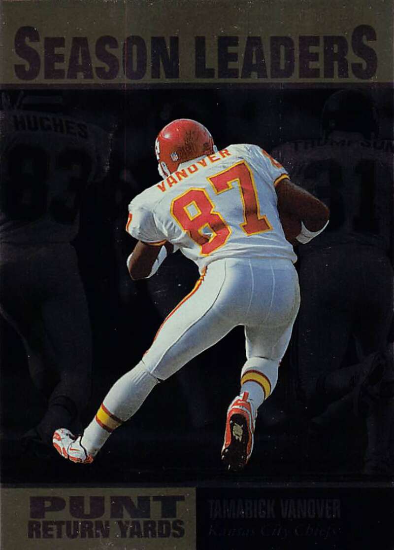1996 Upper Deck Silver #222 Tamarick Vanover NM-MT Chiefs SL ID:79797