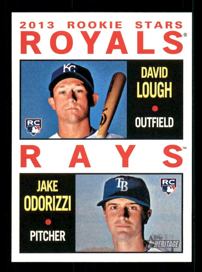 2013 Topps Heritage #408 David Lough/Jake Odorizzi NM-MT RC Rookie ID:72359