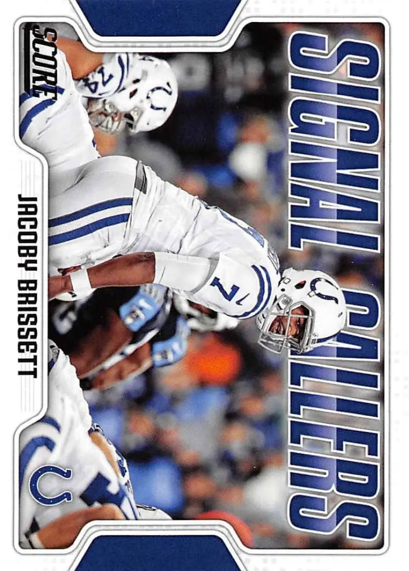 2018 Score Signal Callers #13 Jacoby Brissett NM-MT Colts