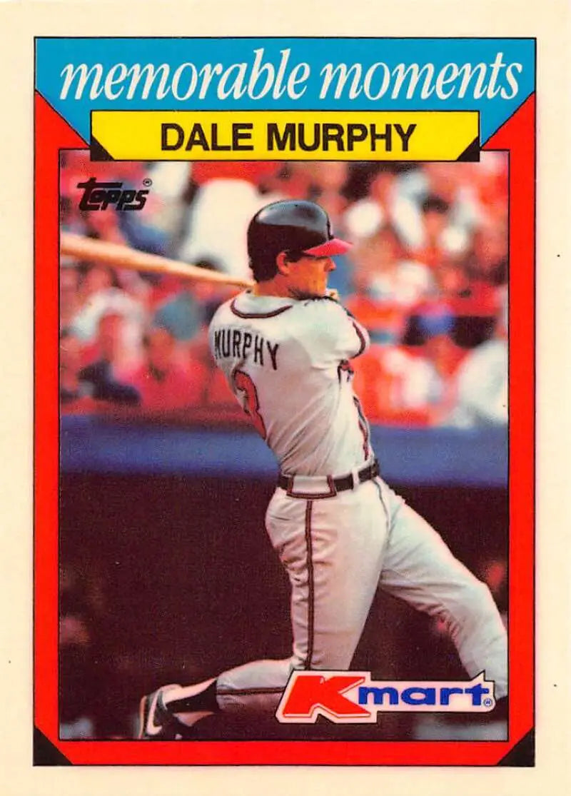 1988 Topps K-Mart Memorable Moments #18 Dale Murphy NM-MT Braves ID:76803