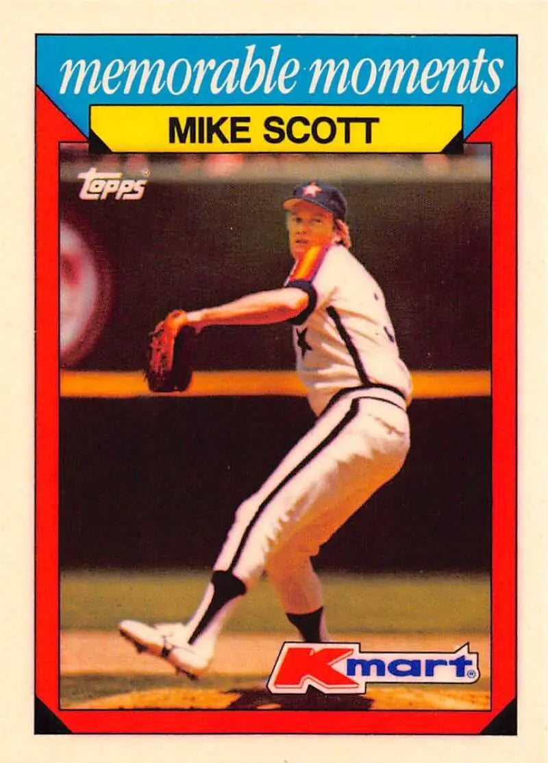 1988 Topps K-Mart Memorable Moments #26 Mike Scott NM-MT Astros ID:76811