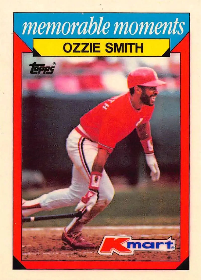 1988 Topps K-Mart Memorable Moments #28 Ozzie Smith NM-MT Cardinals ID:76813