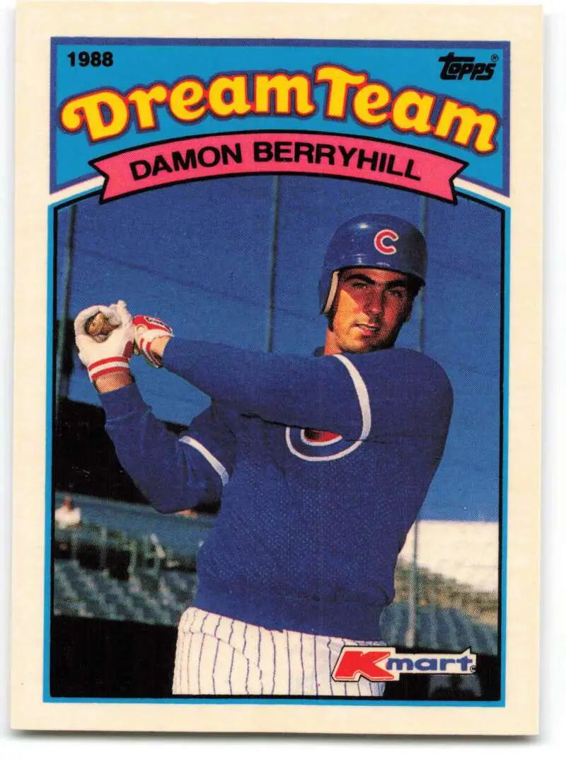 1989 Topps K-Mart Dream Team #8 Damon Berryhill NM-MT Cubs ID:60557