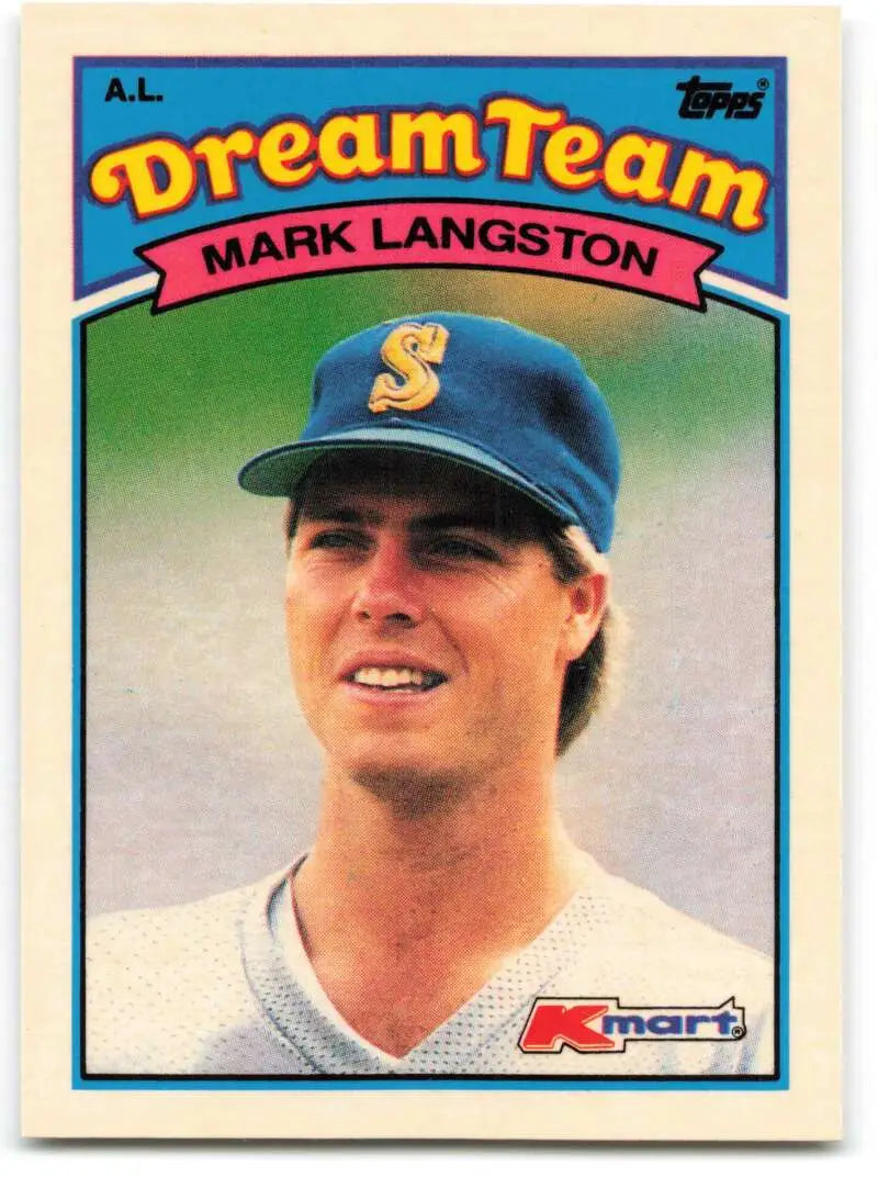 1989 Topps K-Mart Dream Team #21 Mark Langston NM-MT Mariners ID:60569