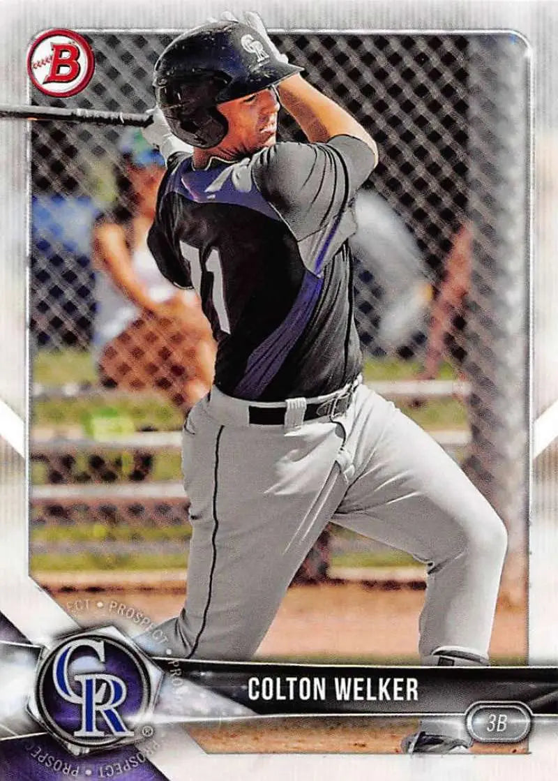 2018 Bowman Prospects #BP39 Colton Welker NM-MT Rockies