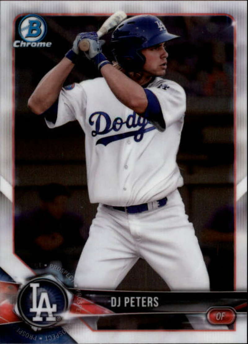 2018 Bowman Chrome Prospects #BCP31 DJ Peters NM-MT Dodgers