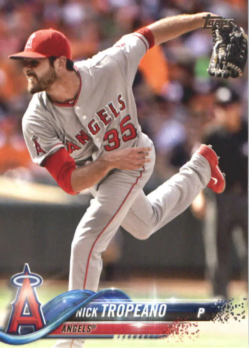 2018 Topps #372 Nick Tropeano NM-MT Angels