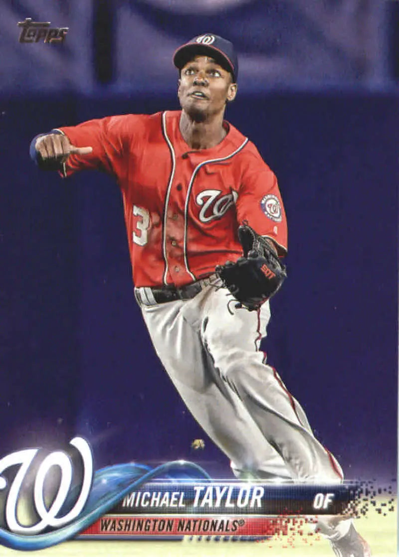 2018 Topps #461 Michael Taylor NM-MT Nationals ID:14594