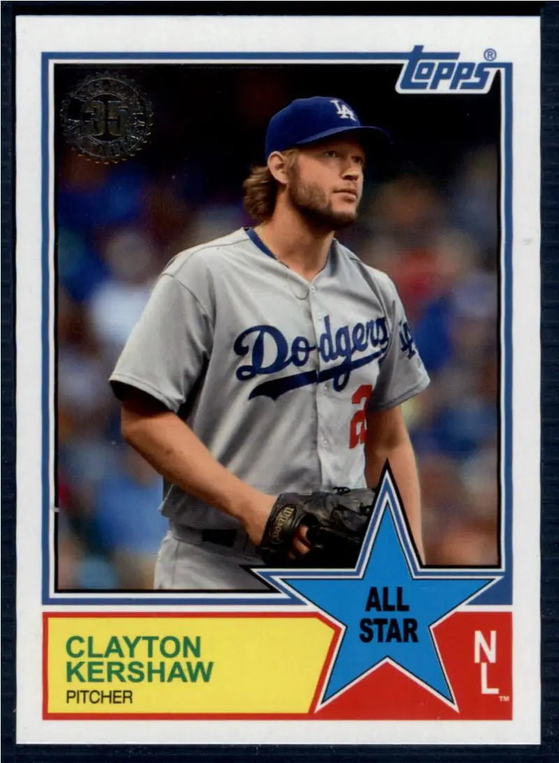 2018 Topps 1983 Topps All-Stars #83AS-12 Clayton Kershaw NM-MT Dodgers ID:21852